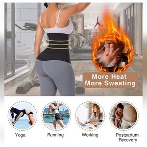 NEW Feelingirl Black Waist Trainer for Women One Size